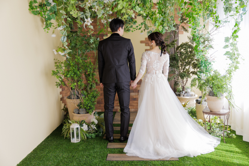 衣装3着!仲良しなお二人のスタジオ撮影♪