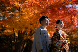 【和装ロケーション撮影】旧藤田邸で秋の紅葉と…✳︎
