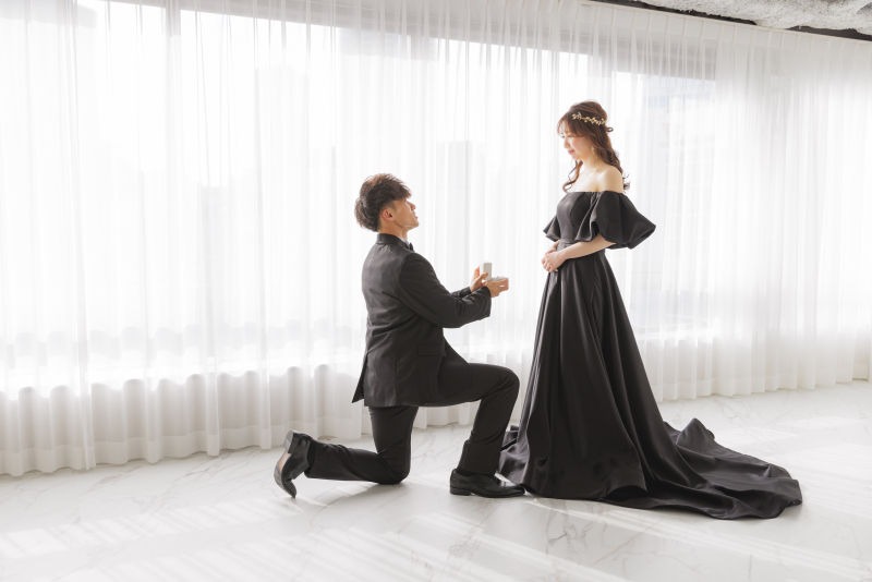 プロポーズ風ショット