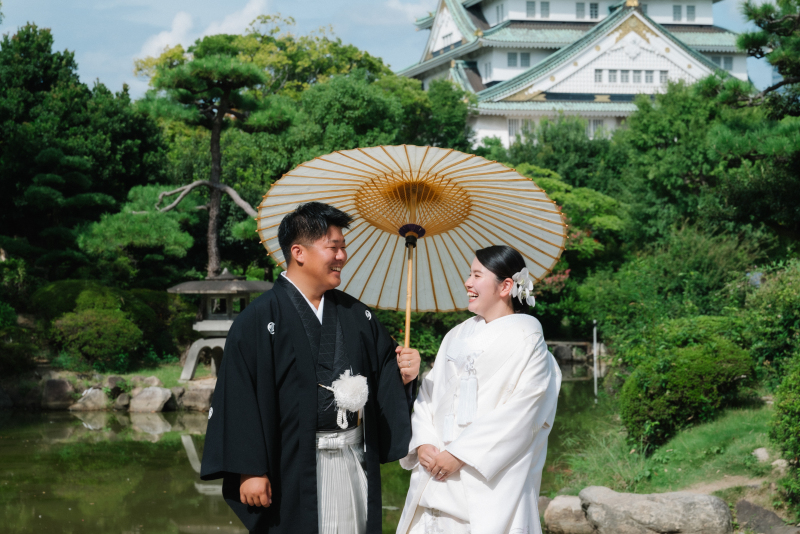 大坂城で撮る笑顔満載なロケーション撮影♪