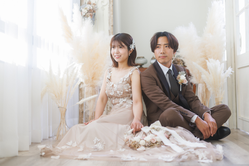 お座りショット