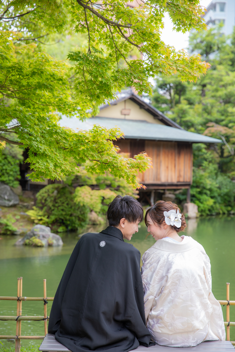 白と黒のコントラストが美しい