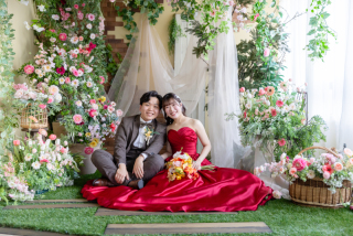 【和装洋装スタジオ撮影】終始かわいいおふたりに癒されます&hellip;♡