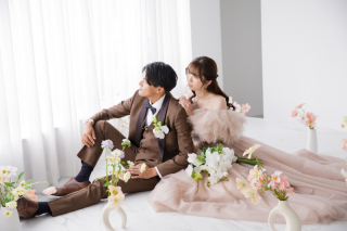 お二人らしさが可愛い♡和装洋装スタジオ撮影‼︎