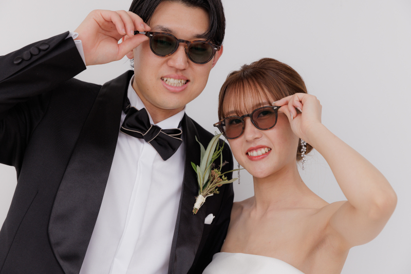 サングラスを使って