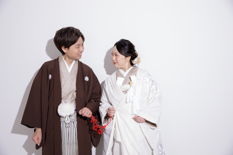 2人らしさが可愛い!挙式風な撮影も叶う!和装洋装スタジオ撮影☆