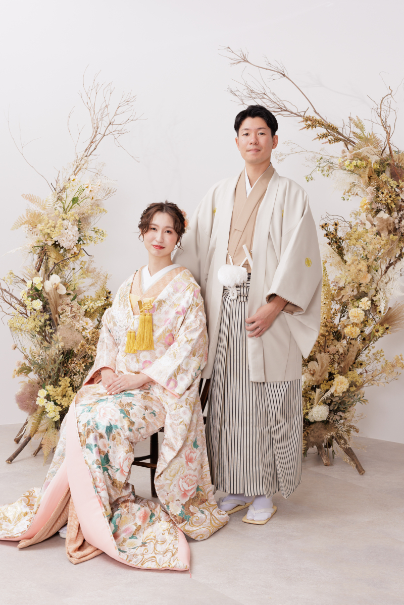 おしゃれなドライフラワーオブジェ