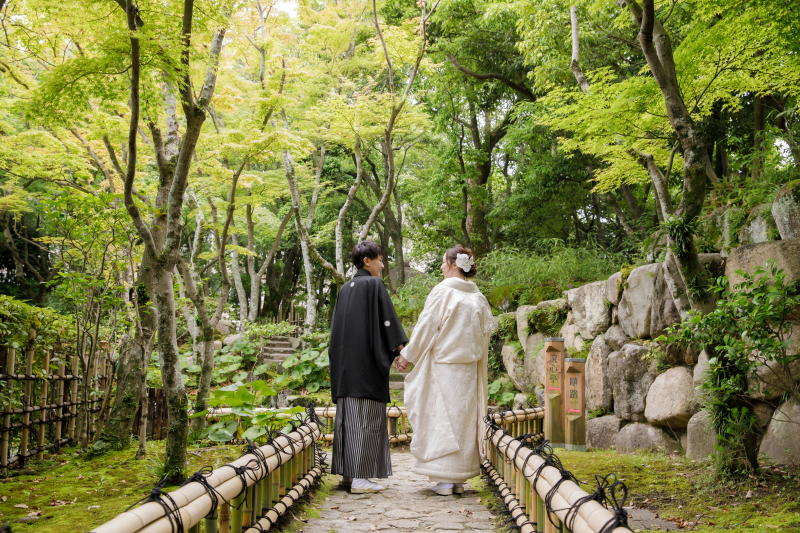 後ろ姿も写真に残して