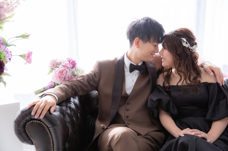 おでこをこつん