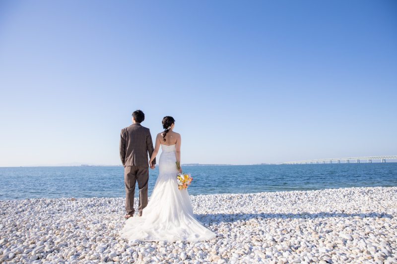 広大なビーチ撮影