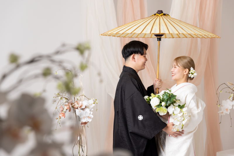 まずはスタジオ撮影から