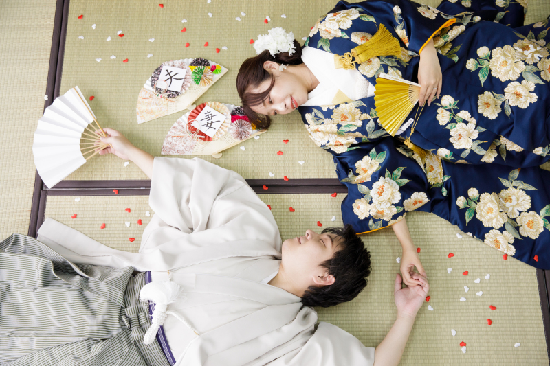 スタジオでの撮影も