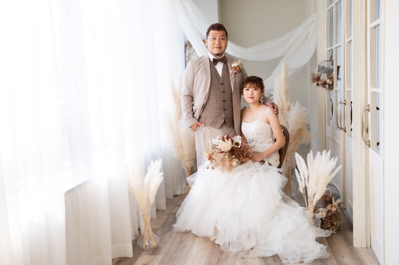 自然光が差し込むスタジオ