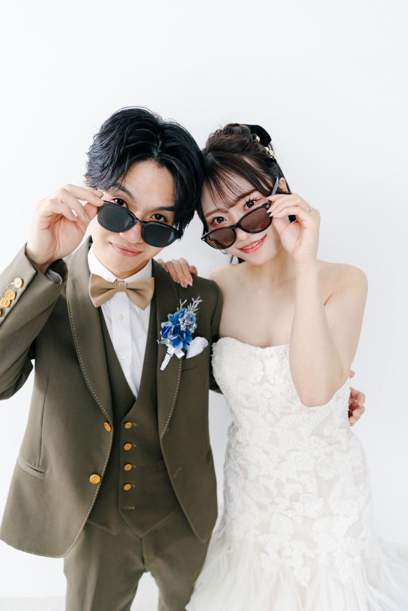 ウエディング×サングラス