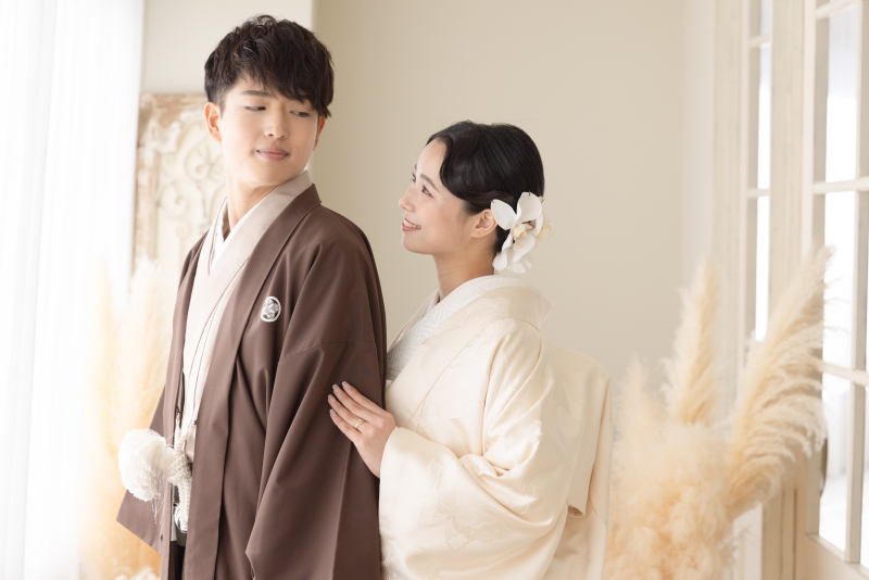 【和装スタジオ撮影】おふたりの温かい雰囲気が滲み出るお写真たち♡