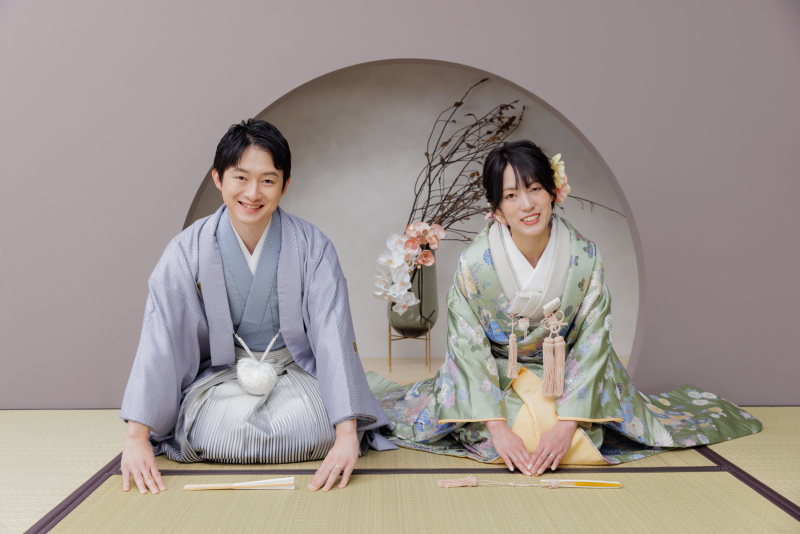 お辞儀ショット