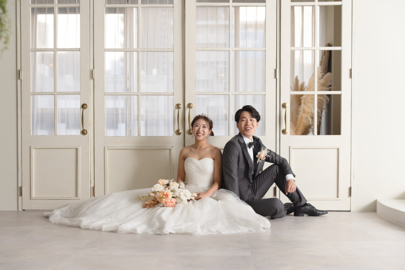 お座りショット