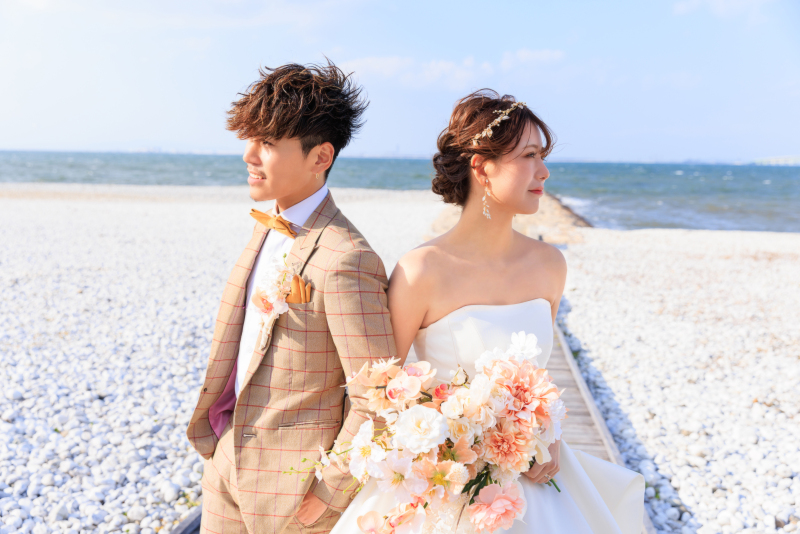 ビーチ×空と一緒に!