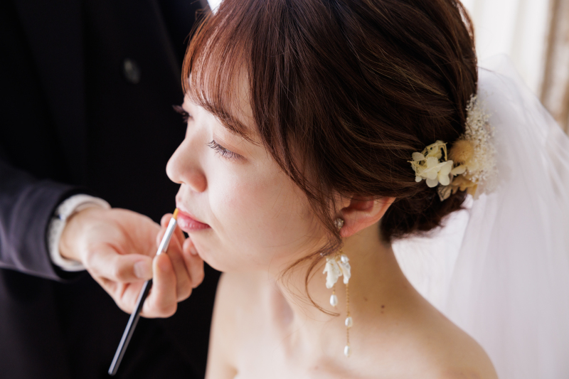 新婦様のリップシーン