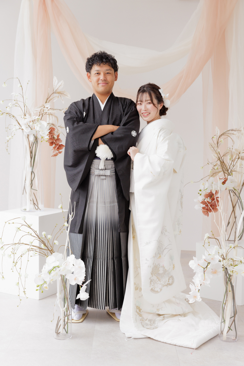 和装から撮影スタート!