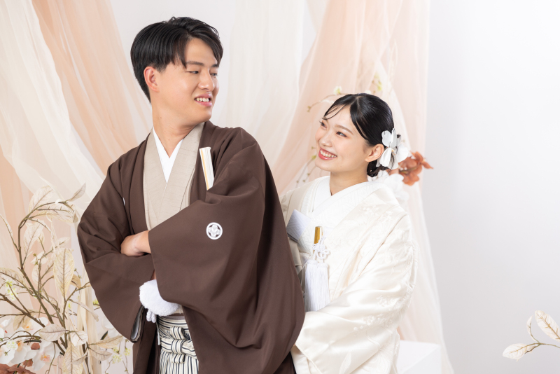 まずは和装撮影からスタート♡