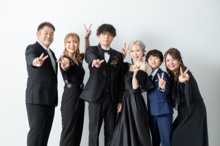 ご家族様と一緒に思い出の前撮り☺︎♡