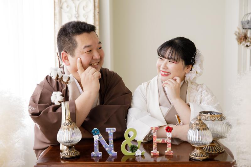 和装の撮影からスタート!