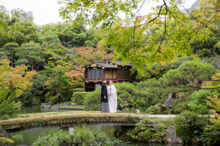 相楽園で魅せる和装フォト