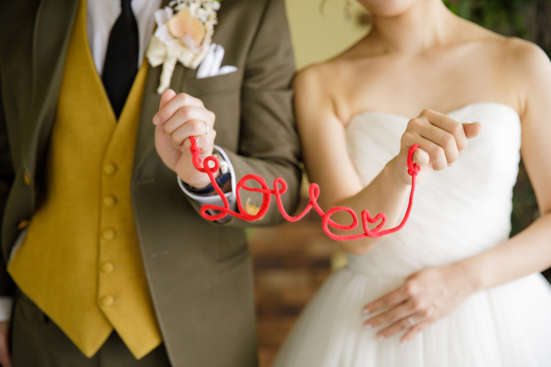 和装も洋装も♪お二人らしさが詰まった3着スタジオ撮影☆