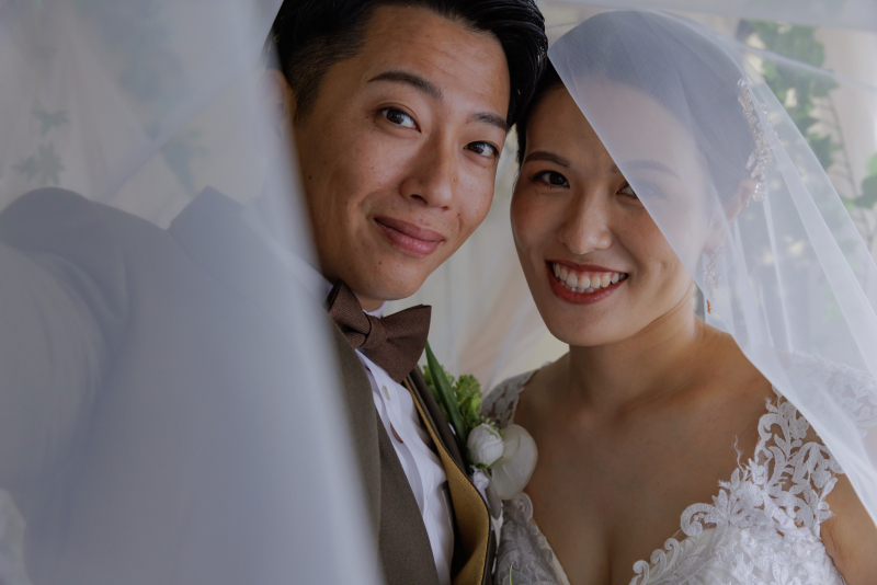 ベールを使って☆