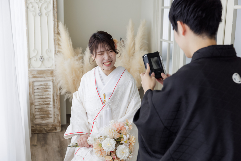 新郎様のカメラで