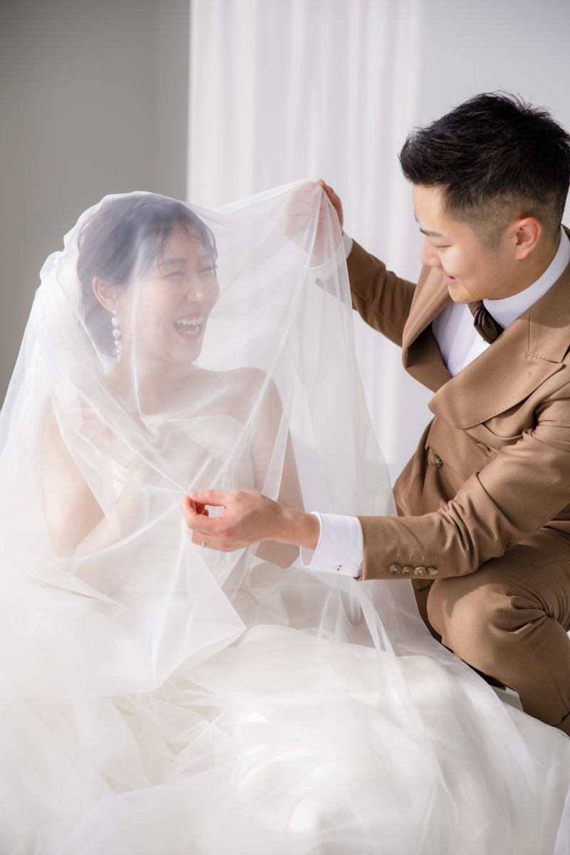 ベールを使って