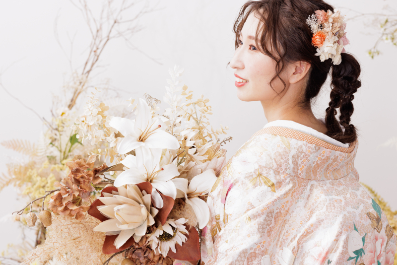 やわらかい表情で