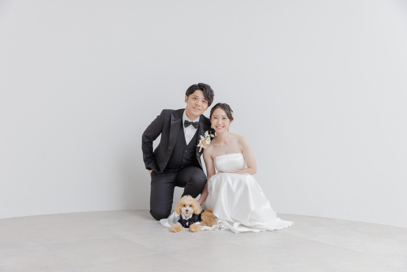 お座りショット♪