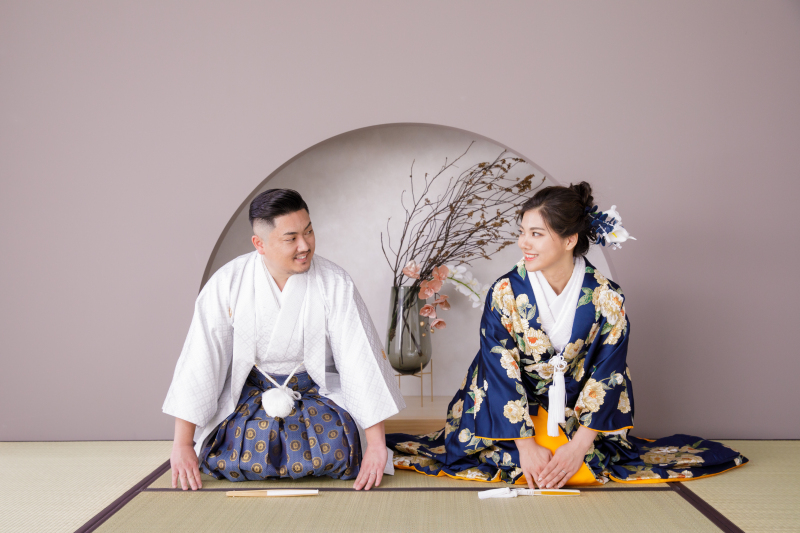 お辞儀ショット