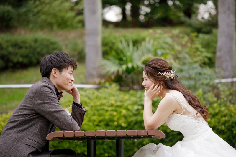 向かい合いショット♪