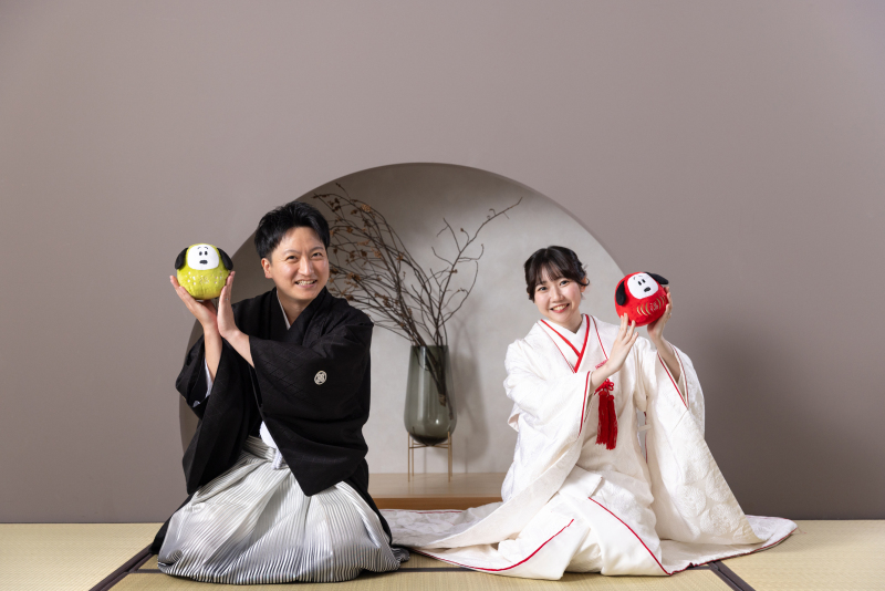 【和装洋装スタジオプラン】おふたりらしいお写真を♡