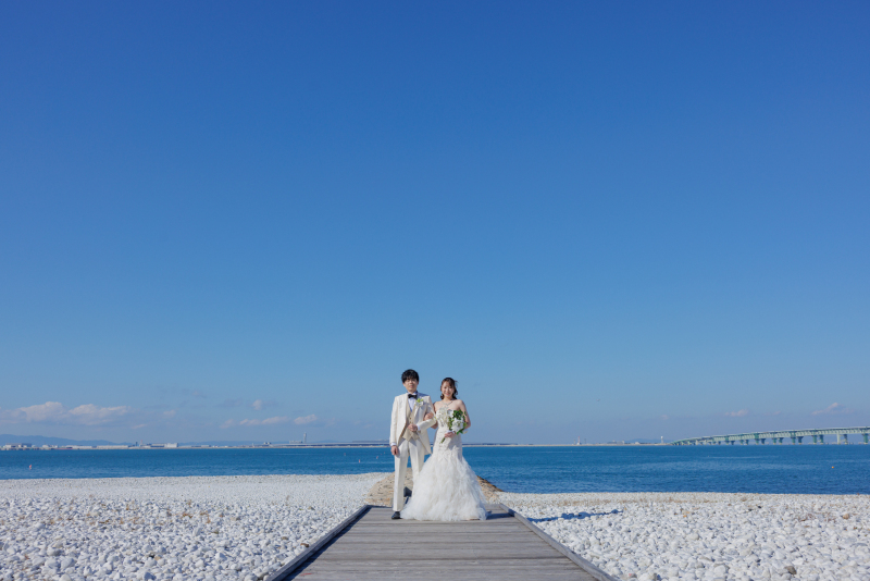 マーブルビーチにて