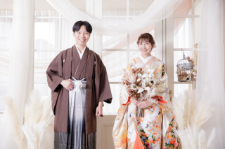 ほんわかな笑顔が素敵♪和装スタジオ撮影