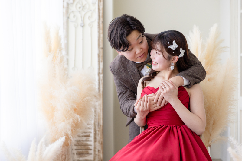 ヘアメイクもバッチリ！洋装撮影からスタート☆