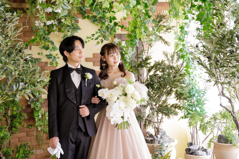 ガーデン風な撮影を