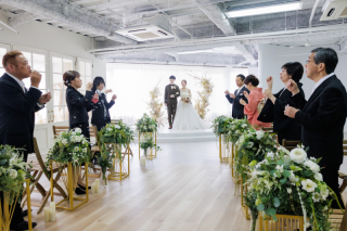 お2人とご家族様だけのアットホームな挙式♡