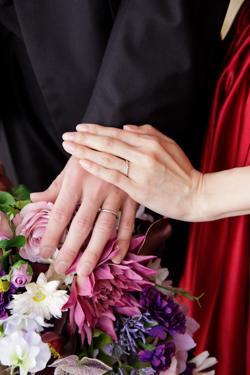 指輪を使って、、