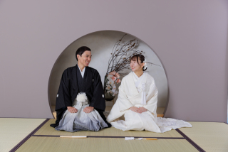 アイテムを使って♪和装洋装スタジオ撮影