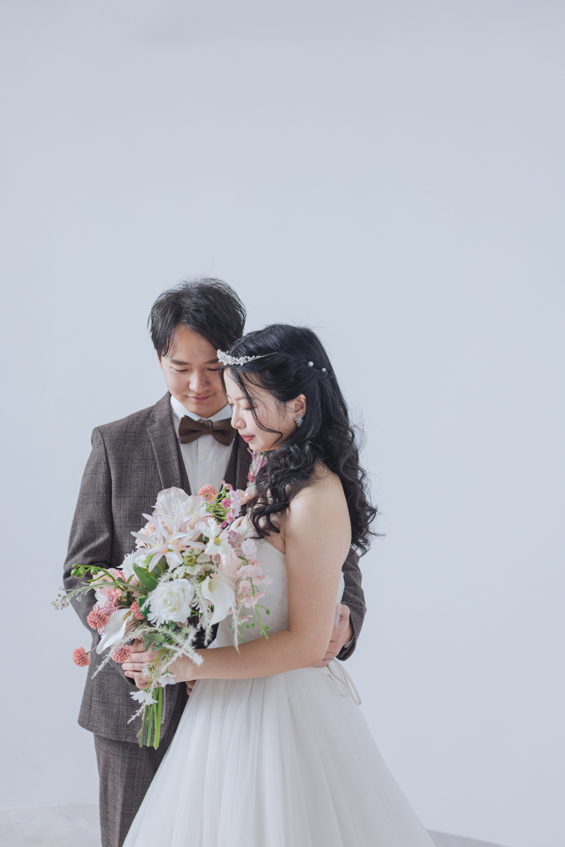 【和装洋装スタジオ撮影】柔らかな表情に包まれて