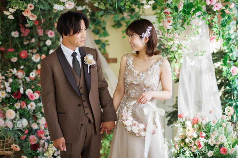 手繋ぎショット