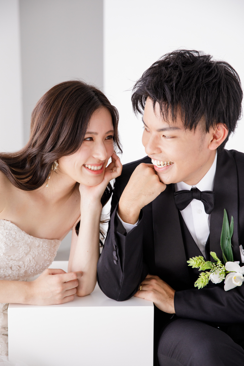 見つめ合うお二人