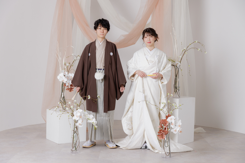 和装での撮影スタート♪