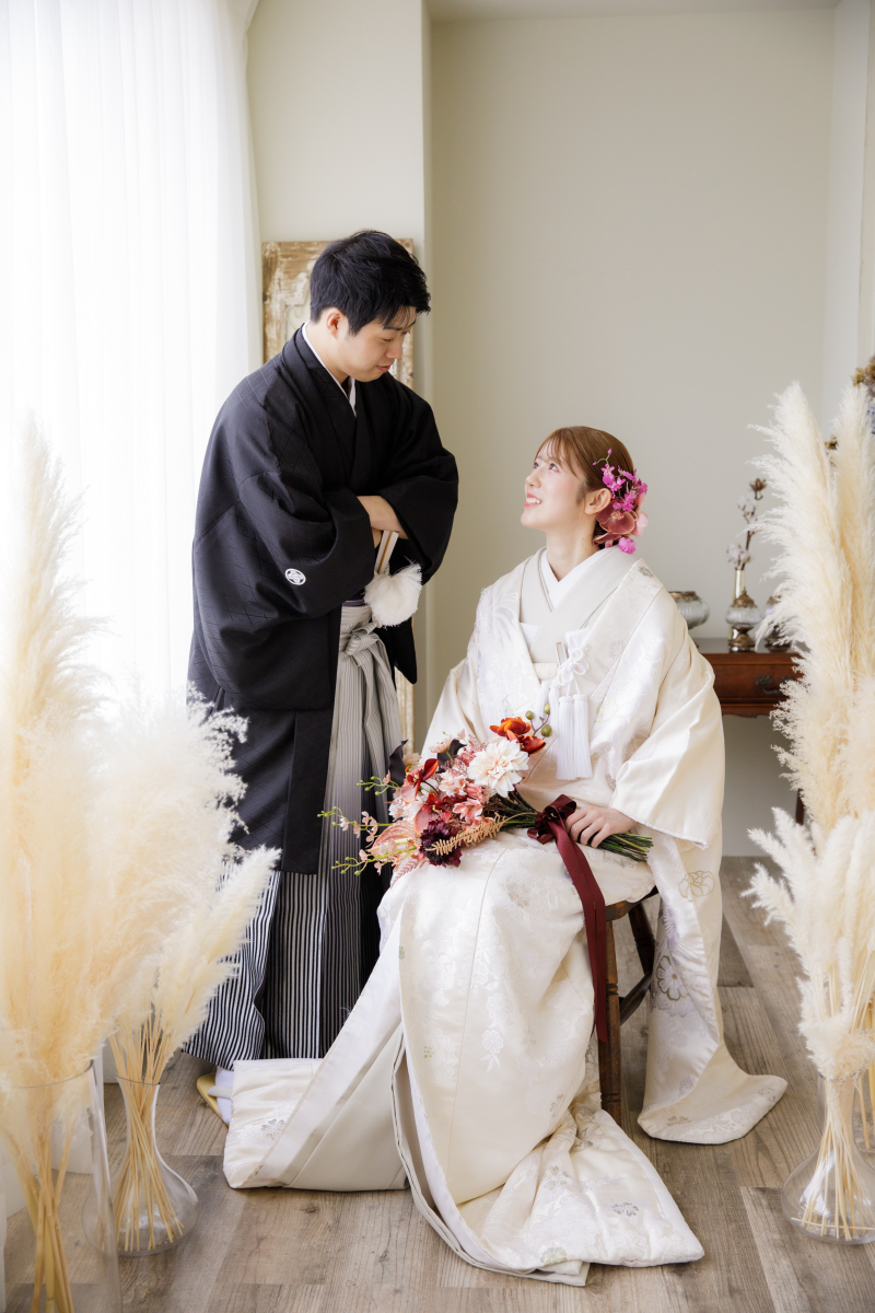 見つめ合いショット