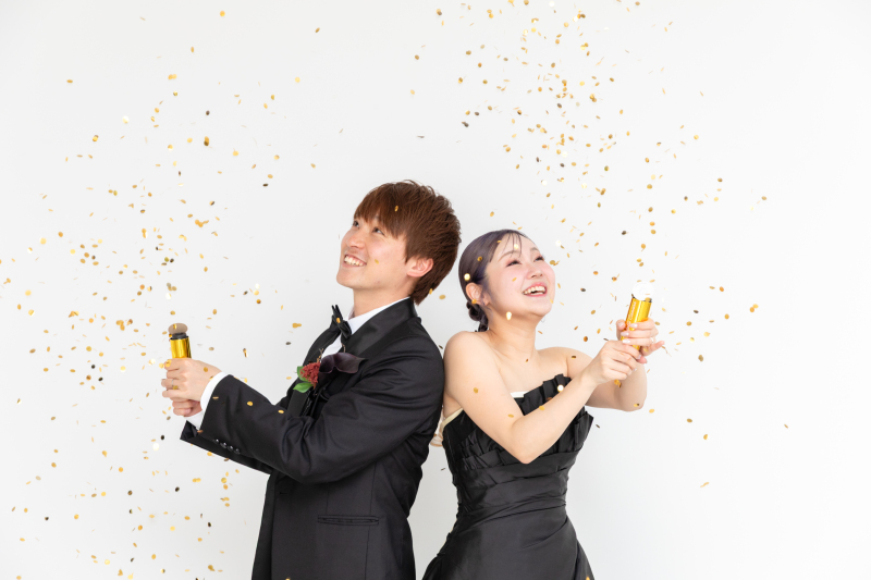 コンフェッティで楽しく！